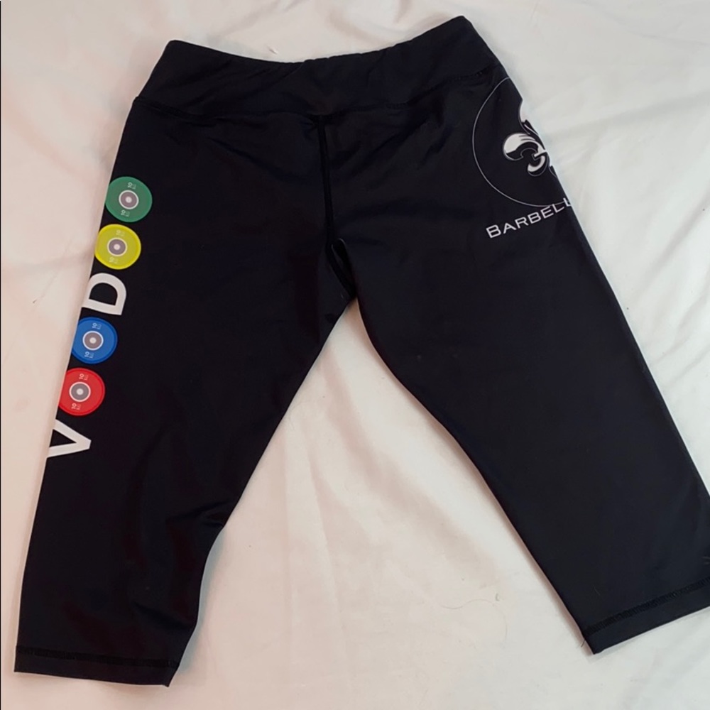 Barbell voodoo cropped leggings